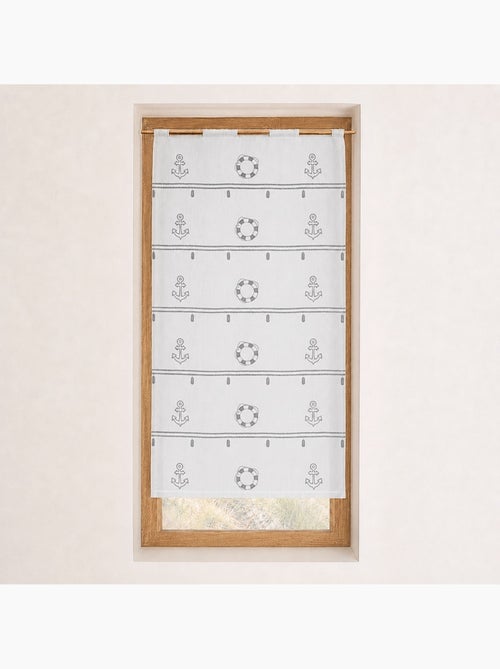 Pedaço modular bordado com motivos marinhos - Kiabi
