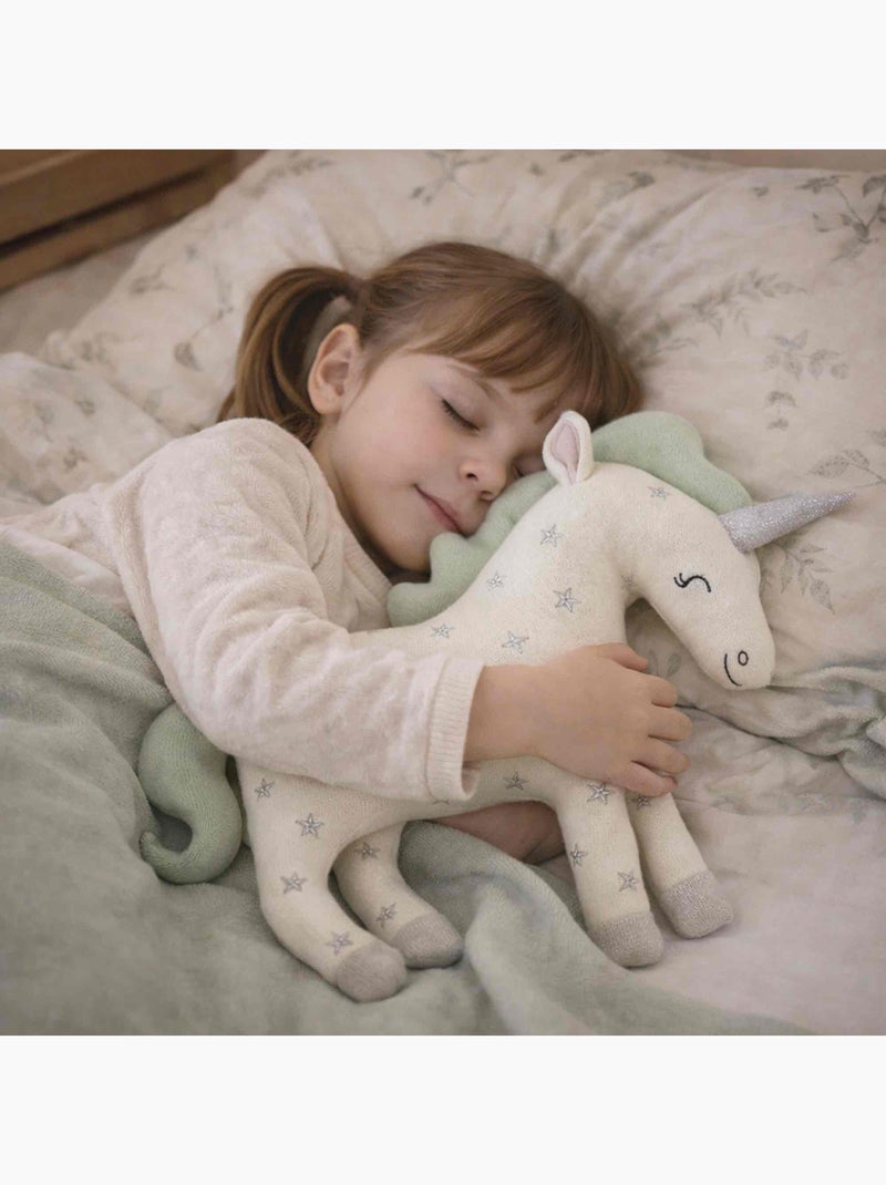 Peluche de unicórnio em algodão | sevira kids Ecru - Kiabi