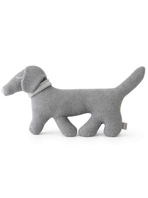 Peluche filhote de dachshund em algodão orgânico tricotado | sevira kids - Kiabi Peluche filhote de dachshund em algodão orgânico tricotado | sevira kids - Kiabi