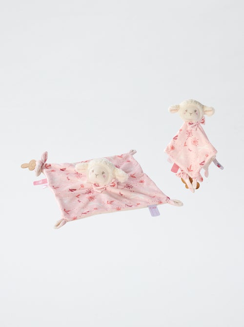 Peluche ovelha com prendedor de chupeta - Kiabi