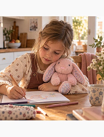 Peluche térmico coelho de orelhas compridas quente e frio