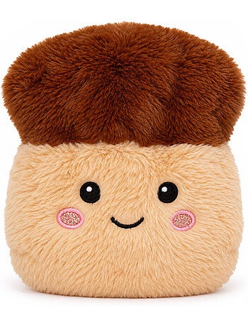 Peluche térmico cogumelo com almofada generosa quente ou frio