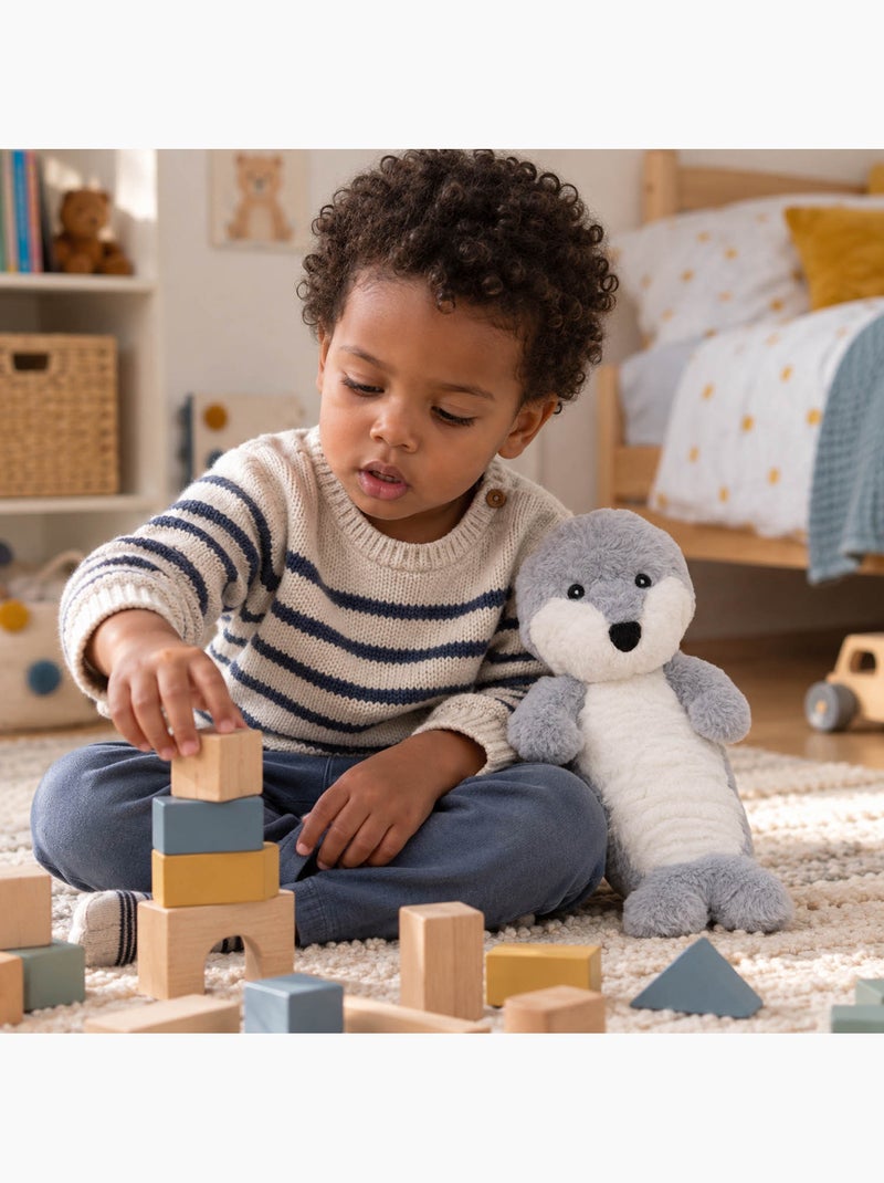 Peluche térmico lontra alongado quente ou frio Cinza - Kiabi