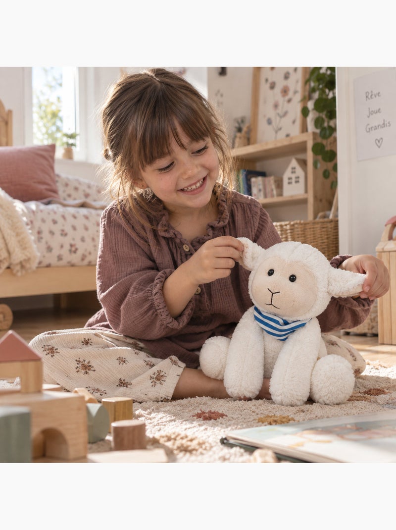 Peluche térmico ovelha com capa removível quente ou frio Branco - Kiabi