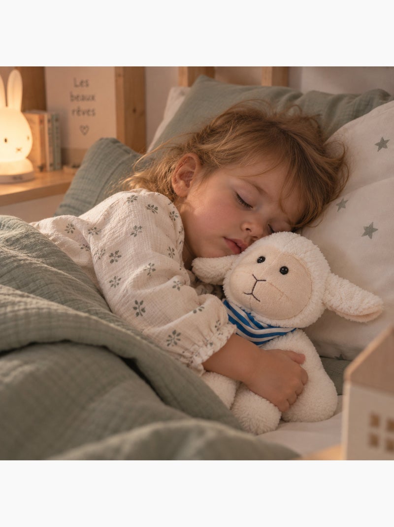 Peluche térmico ovelha com capa removível quente ou frio Branco - Kiabi