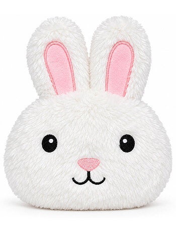 Peluche térmico plano cabeça de coelho quente ou frio