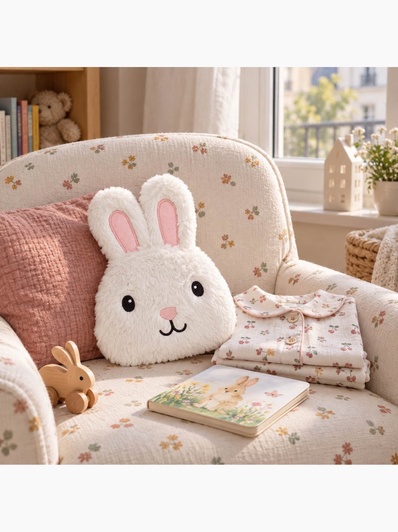 Peluche térmico plano cabeça de coelho quente ou frio Branco - Kiabi