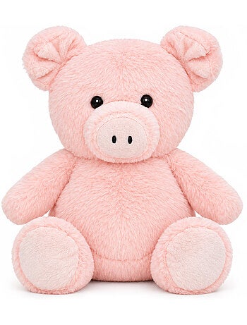 Peluche térmico porquinho macio quente e frio