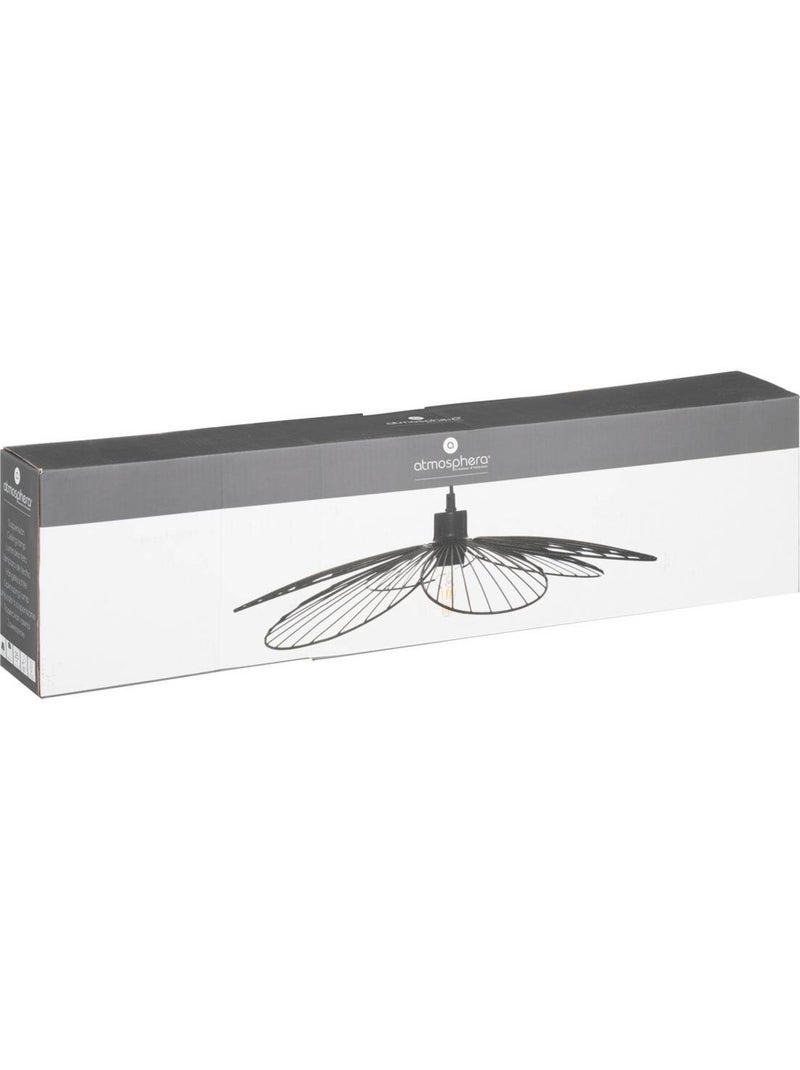 Pendente de flor em metal Preto - Kiabi