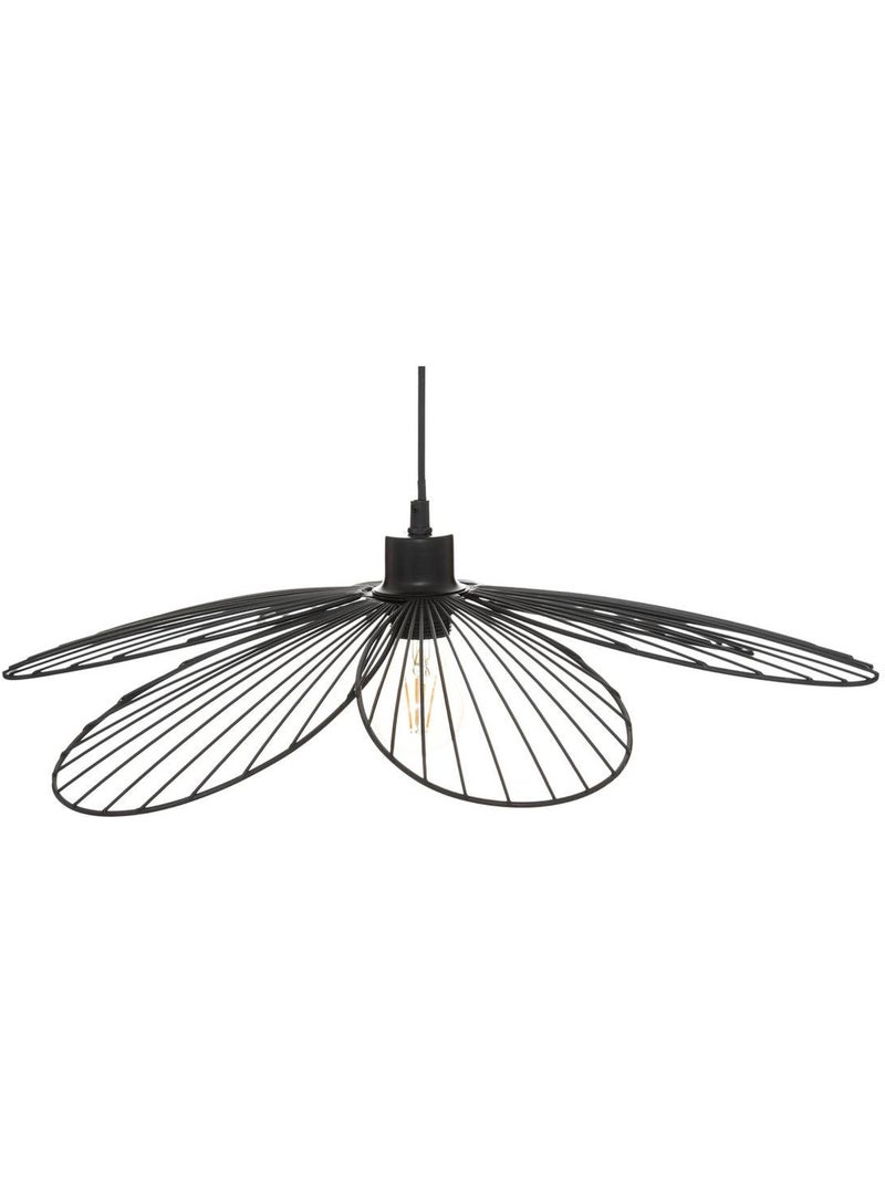 Pendente de flor em metal Preto - Kiabi