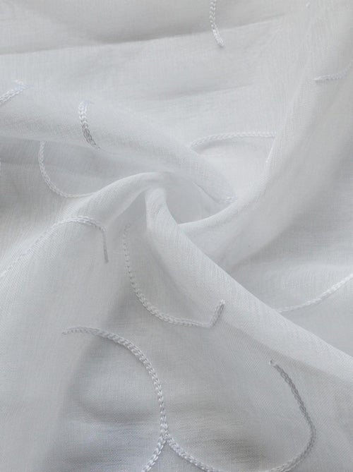 Peneirar o voile em pano de algodão bordado - Kiabi Peneirar o voile em pano de algodão bordado - Kiabi