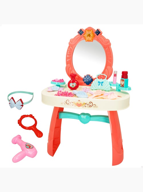 Penteadeira infantil com acessórios, luz e som beauty fashion princess - Kiabi
