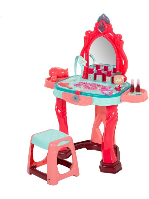 Penteadeira infantil com banco, luz e som beauty - Kiabi