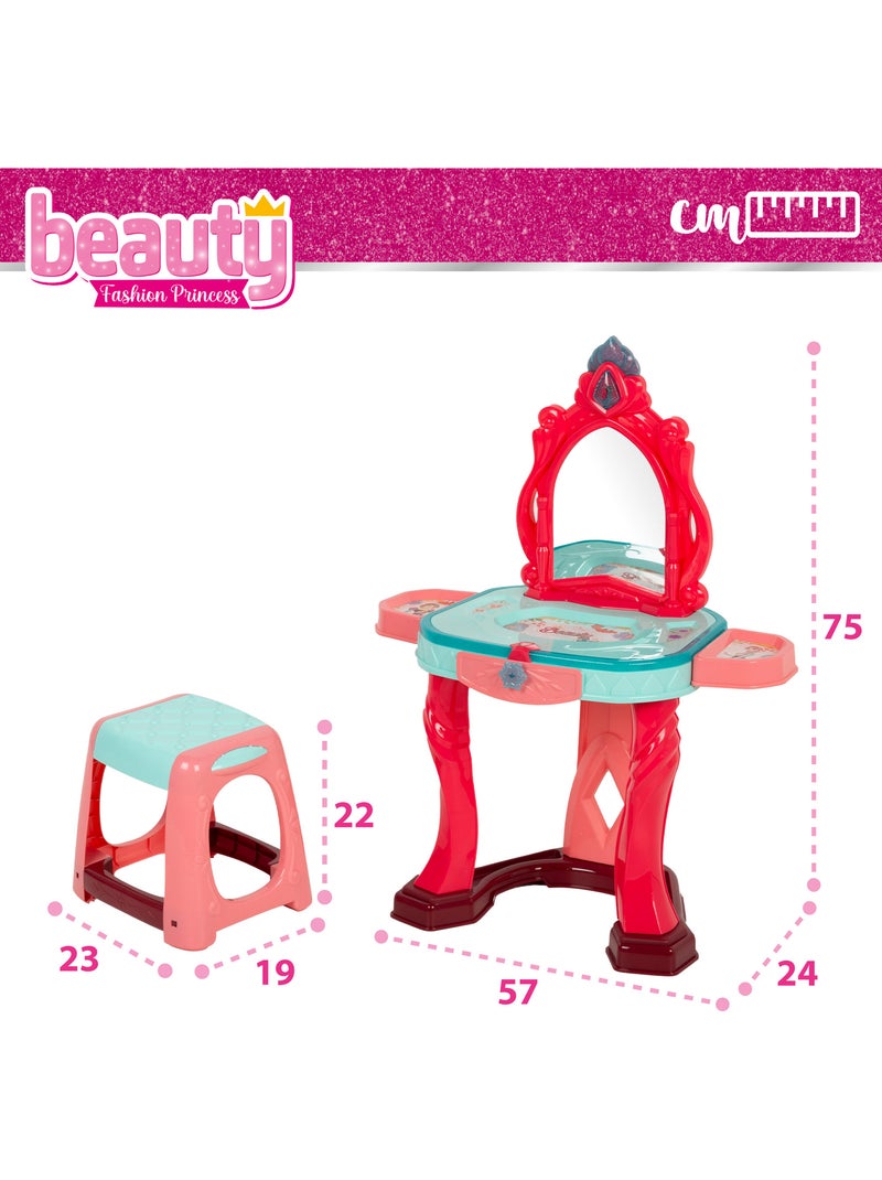 Penteadeira infantil com banco, luz e som beauty N/D - Kiabi
