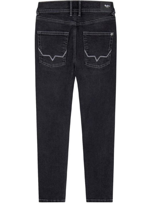 Pepe Jeans Finly Calças de Ganga Slim Azul Escuro para Rapaz - Kiabi