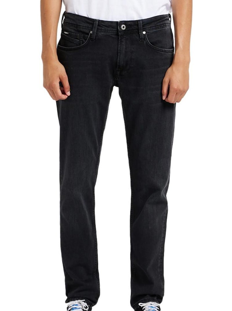 Pepe Jeans Hatch Jeans Regular Pretos para Homem Preto - Kiabi