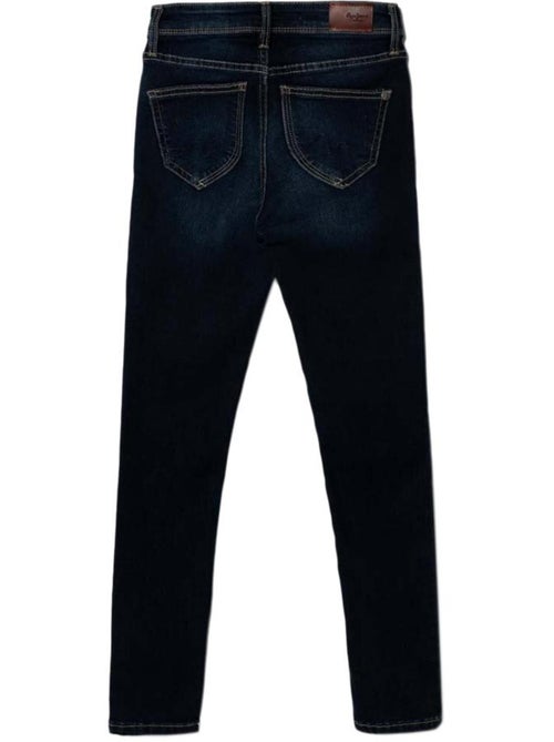 Pepe jeans pixlette high calças de ganga slim azul escuro para menina - Kiabi Pepe jeans pixlette high calças de ganga slim azul escuro para menina - Kiabi