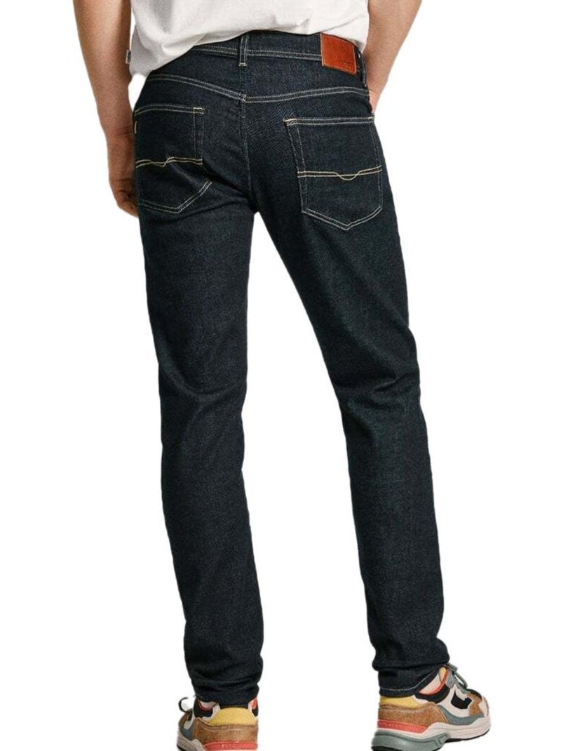 Pepe Jeans Stanley Tapered Jeans de Homem Azul Escuro Azul - Kiabi