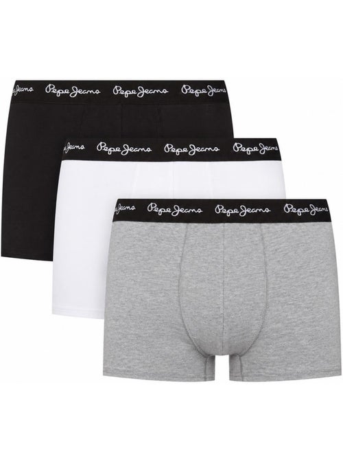 Pepe jeans tk - pack 3 boxers para homem (preto/cinzento/branco) - Kiabi Pepe jeans tk - pack 3 boxers para homem (preto/cinzento/branco) - Kiabi