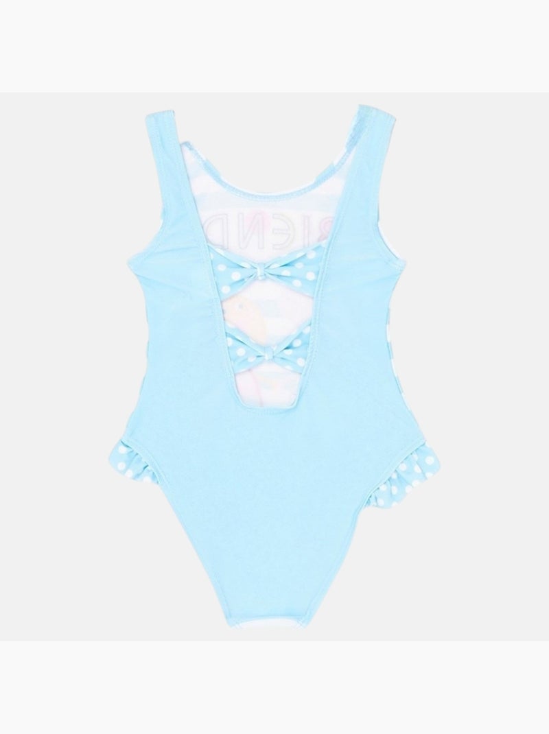Peppa Pig - Fato de banho criança estampado Azul - Kiabi
