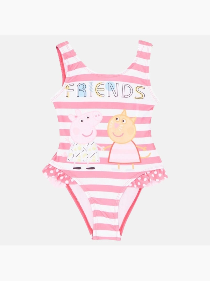 Peppa Pig - Fato de banho criança estampado Rosa - Kiabi