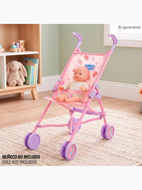 Peppa pig carrinho de bebé para boneca + 24 meses - Kiabi