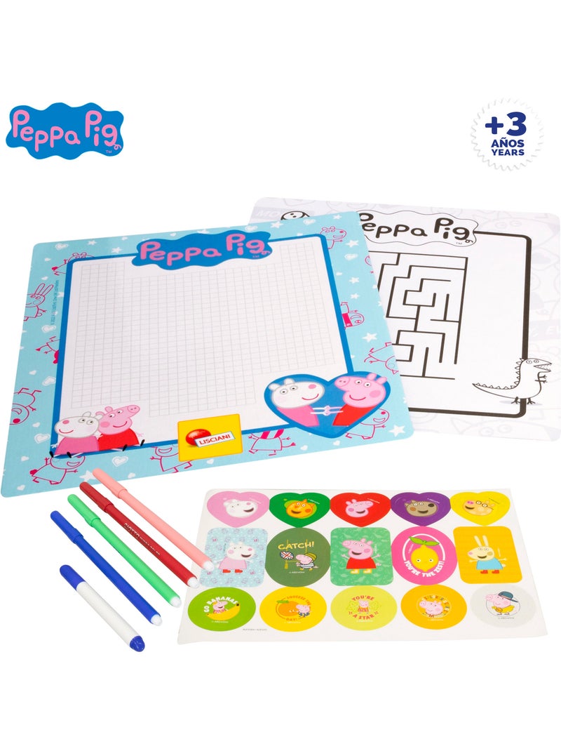 Peppa pig mochila infantil c/acessórios para brincar e colorir N/D - Kiabi