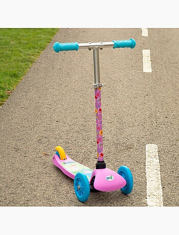 Peppa pig patinete 55x23x68 cm 3 rodas máx. 20 kg com luzes e freios
