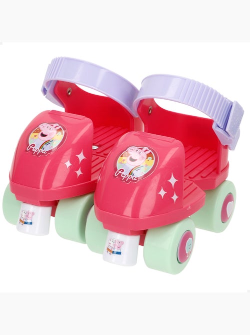 Peppa pig patins 4 rodas ajustáveis, tamanhos 22 a 29, máx. 20 kg +3 anos - Kiabi