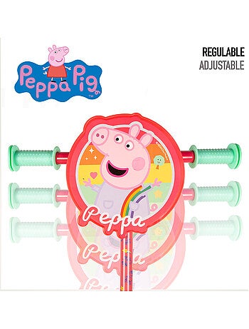 Peppa pig scooter 3 rodas 58x36x65-70 cm máx. 20 kg + 2 anos de idade