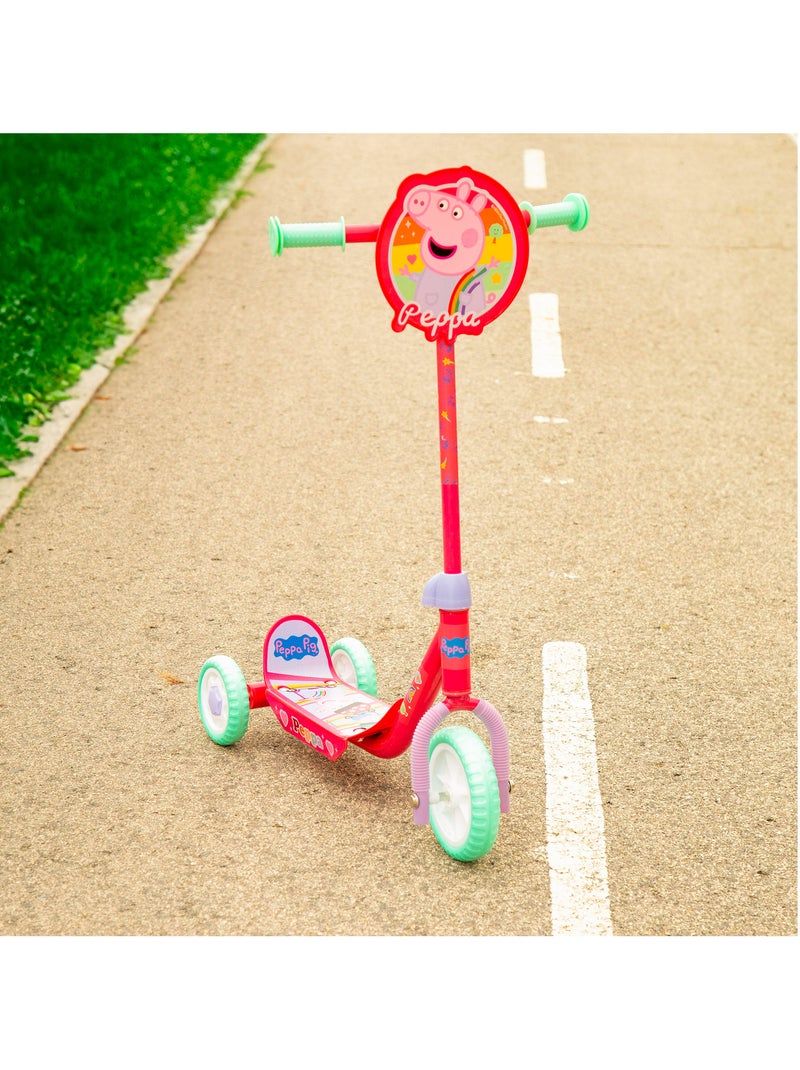 Peppa pig scooter 3 rodas 58x36x65-70 cm máx. 20 kg + 2 anos de idade N/D - Kiabi