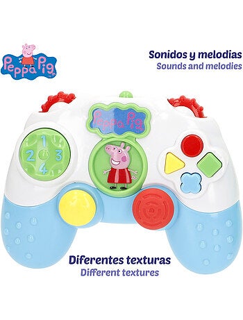 Peppa pig set de comandos interactivos para bebé com luz e som