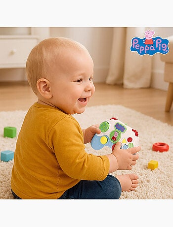 Peppa pig set de comandos interactivos para bebé com luz e som