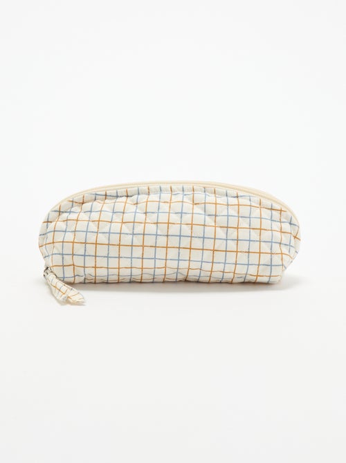 Pequena bolsa em tecido acolchoado - Kiabi Pequena bolsa em tecido acolchoado - Kiabi
