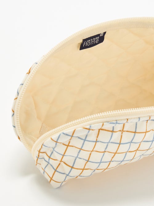 Pequena bolsa em tecido acolchoado - Kiabi Pequena bolsa em tecido acolchoado - Kiabi
