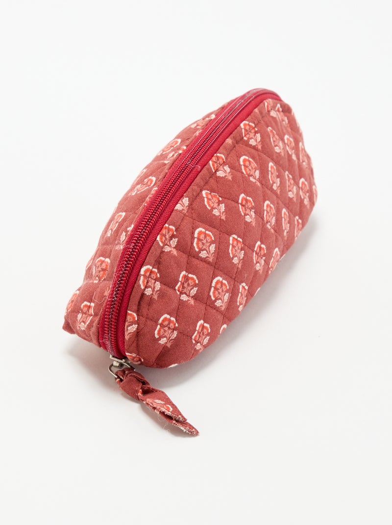 Pequena bolsa em tecido acolchoado Vermelho - Kiabi