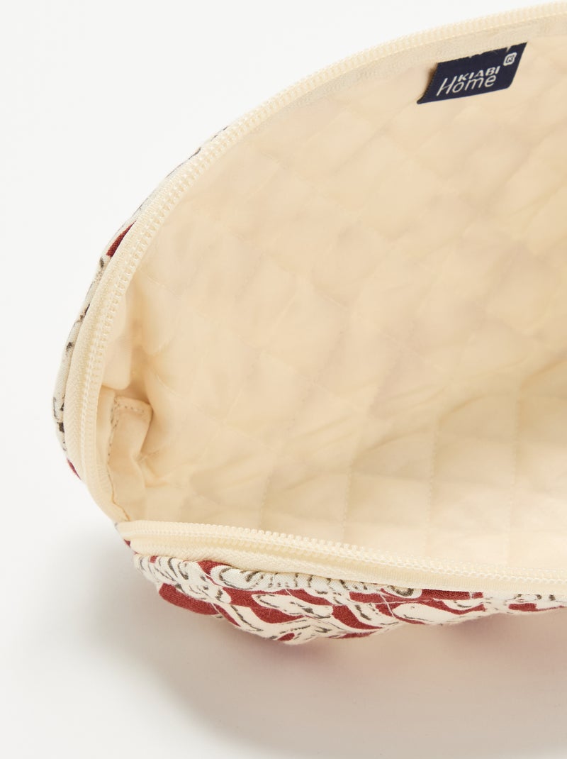 Pequena bolsa em tecido acolchoado Vermelho - Kiabi