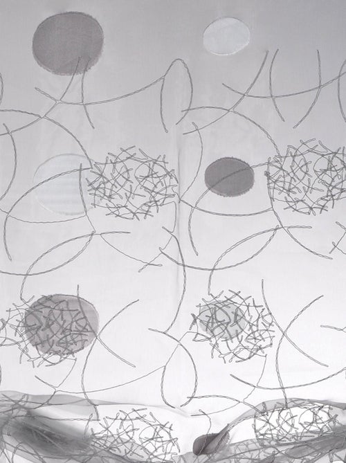 Pequena cortina de organza jacquard para subir - Kiabi