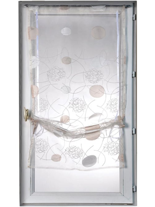 Pequena cortina de organza jacquard para subir - Kiabi