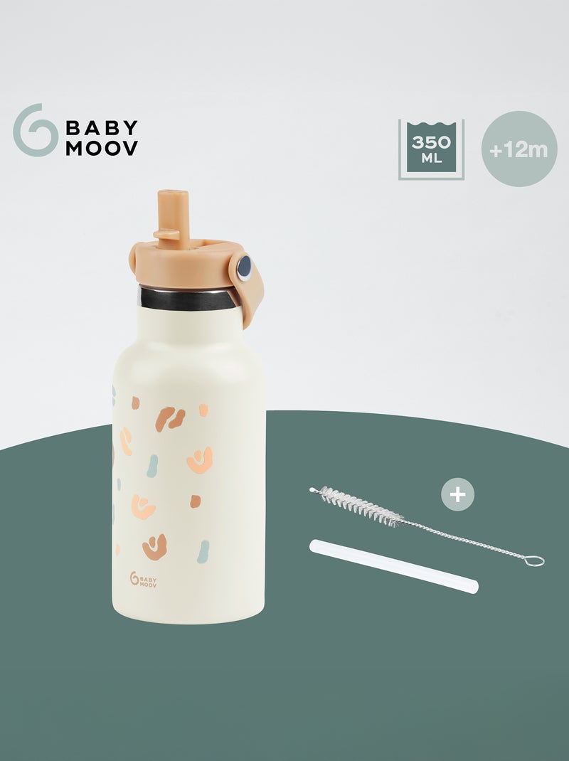 Pequena garrafa de inox 'Babymoov' Bege - Kiabi