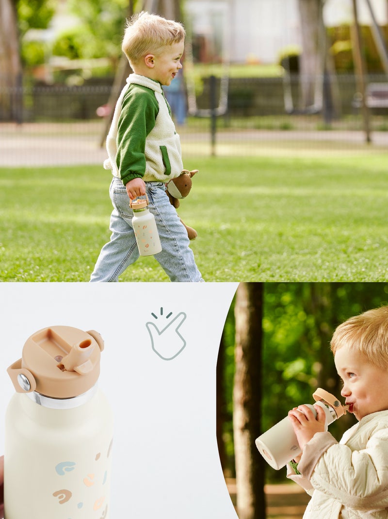 Pequena garrafa de inox 'Babymoov' Bege - Kiabi