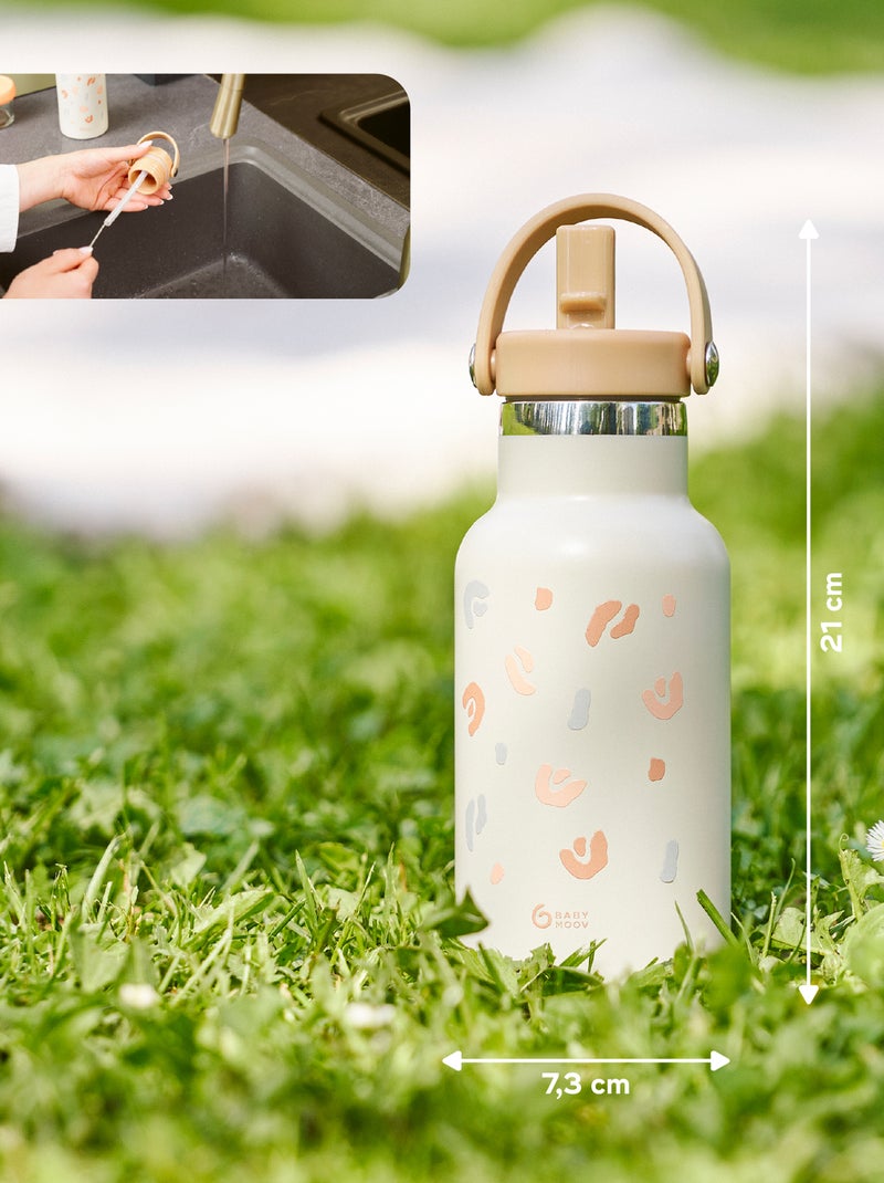 Pequena garrafa de inox 'Babymoov' Bege - Kiabi
