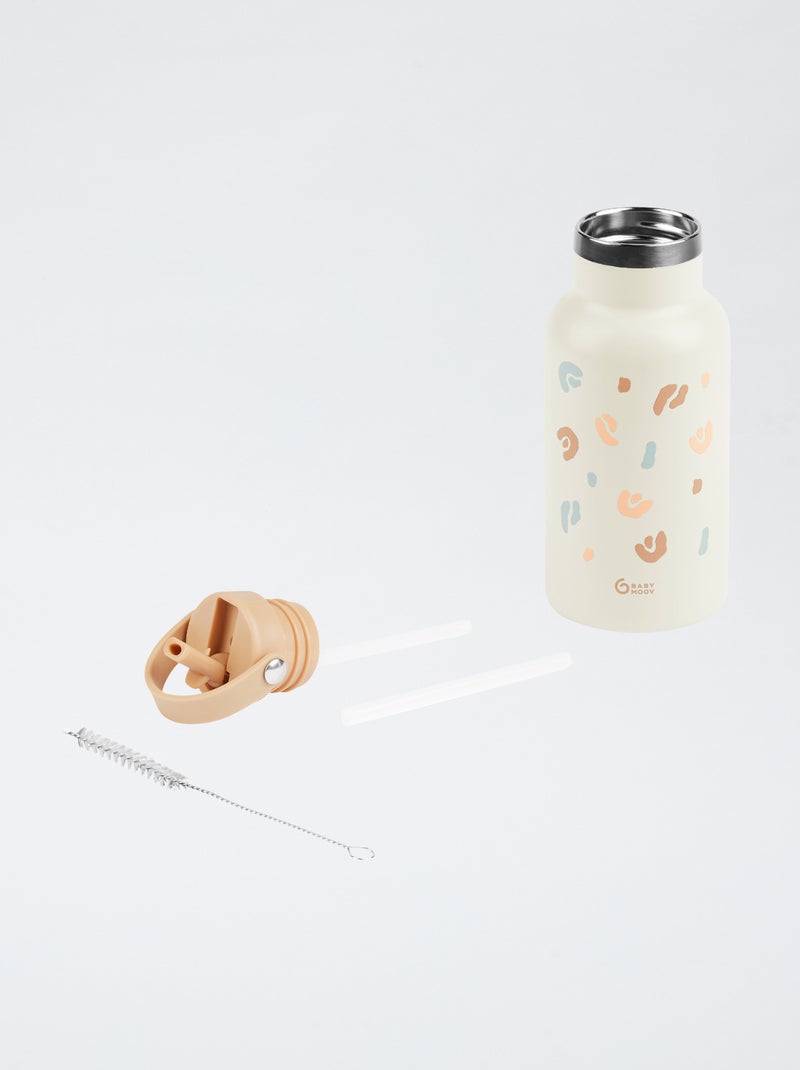 Pequena garrafa de inox 'Babymoov' Bege - Kiabi