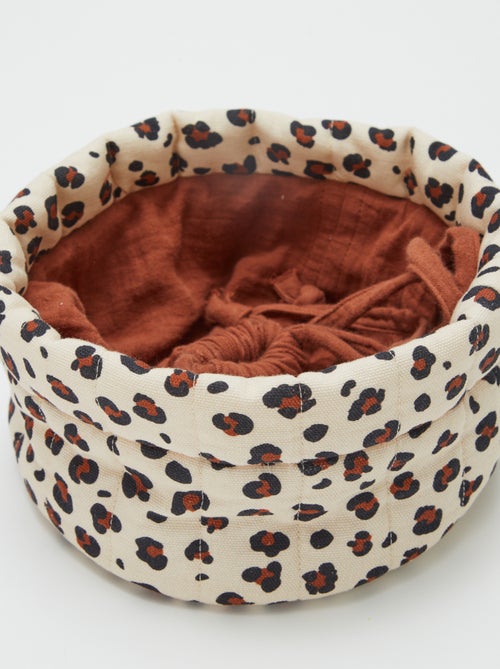 Pequeno cesto de arrumação 12 x 22 cm - Kiabi Home - Kiabi