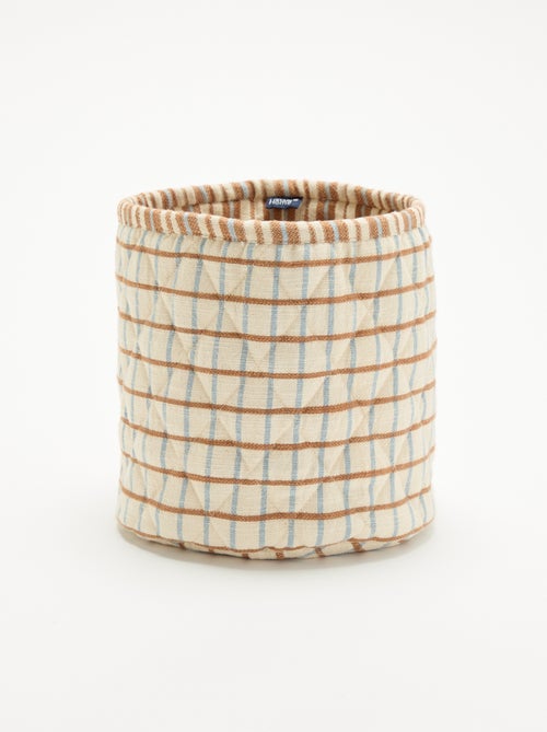 Pequeno cesto de arrumação estampado - Kiabi Home - Kiabi