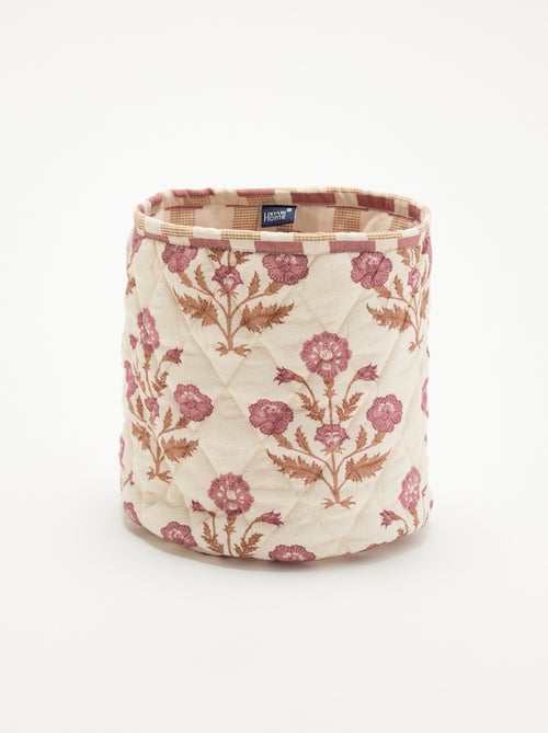 Pequeno cesto de arrumação estampado - Kiabi Home - Kiabi