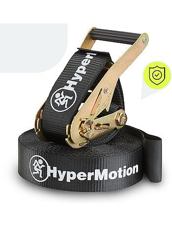 Percurso de obstáculos ninja hypermotion com slackline e 7 obstáculos para crianças