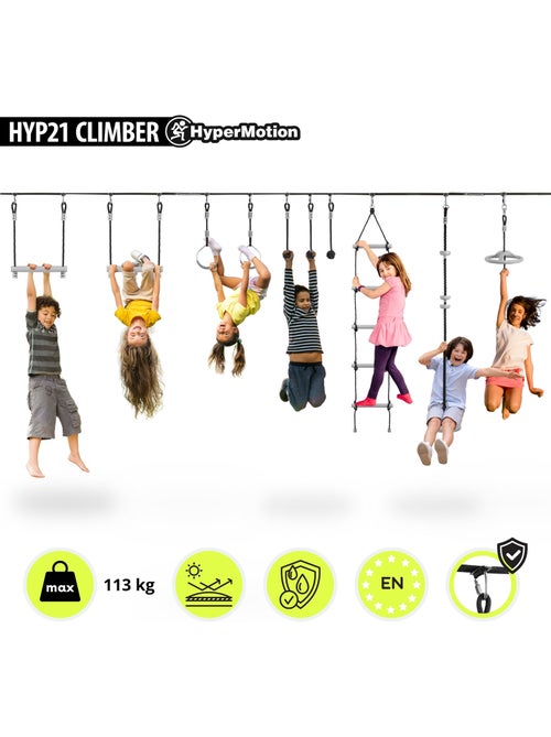 Percurso de obstáculos ninja hypermotion para treino e diversão ao ar livre - Kiabi