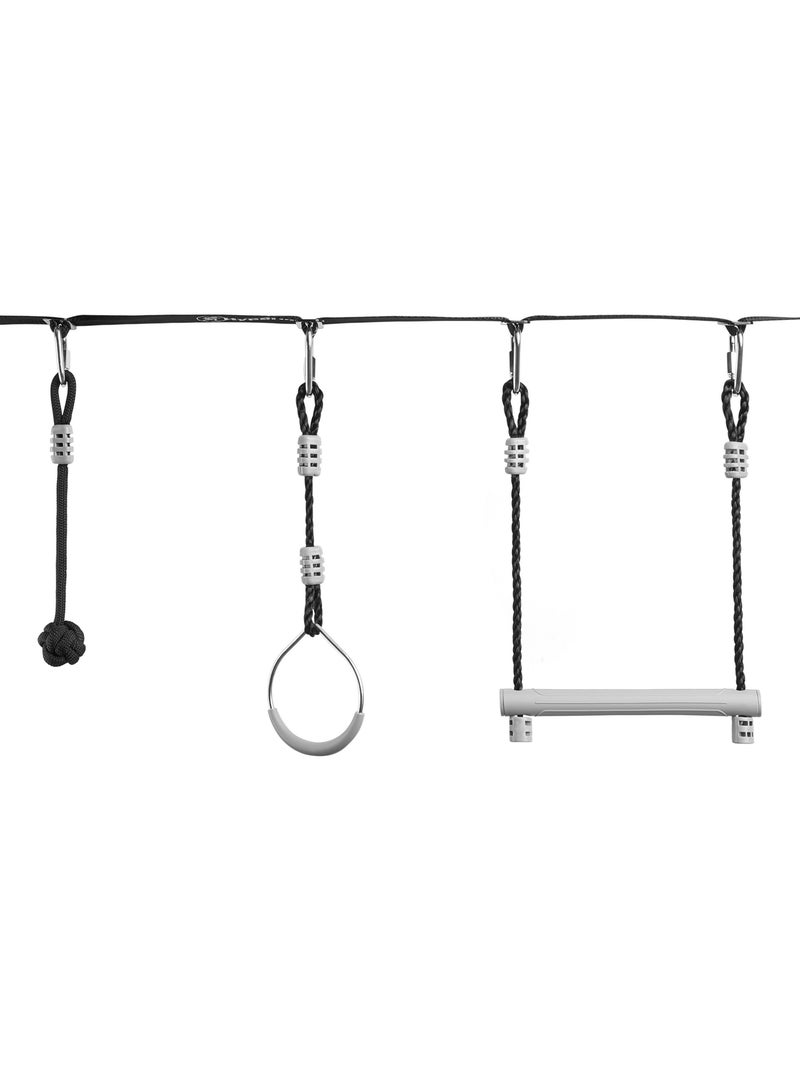 Percurso de obstáculos ninja infantil hypermotion com slackline e 9 obstáculos N/D - Kiabi