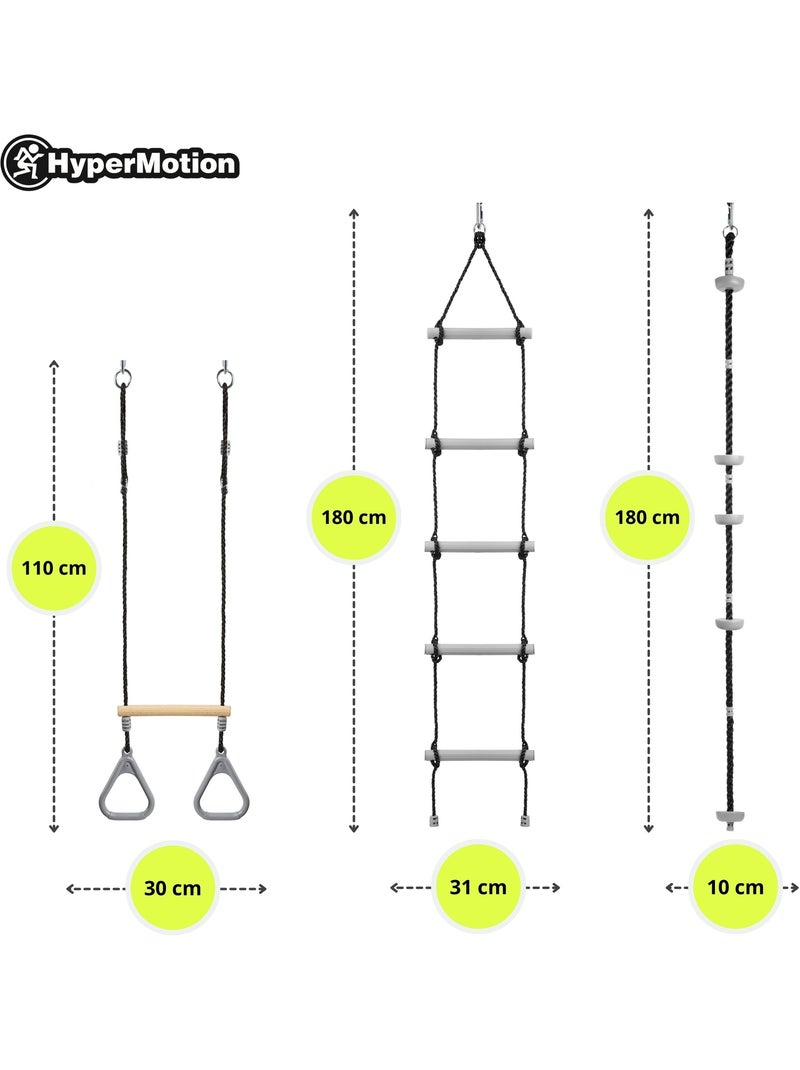 Percurso de obstáculos ninja infantil hypermotion com slackline e 9 obstáculos N/D - Kiabi